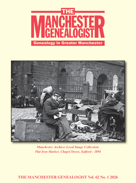 The Manchester Genealogist Vol 62 No 1 2026 – MLFHS Online Shop