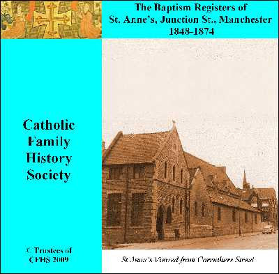 Manchester, St. Anne (RC) Baptisms 1848-1874 (Download)