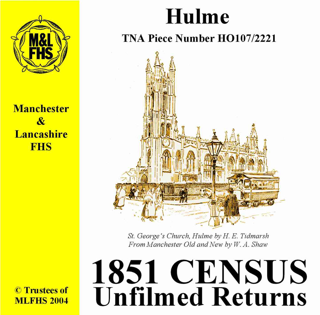 1851 Census Returns for Hulme