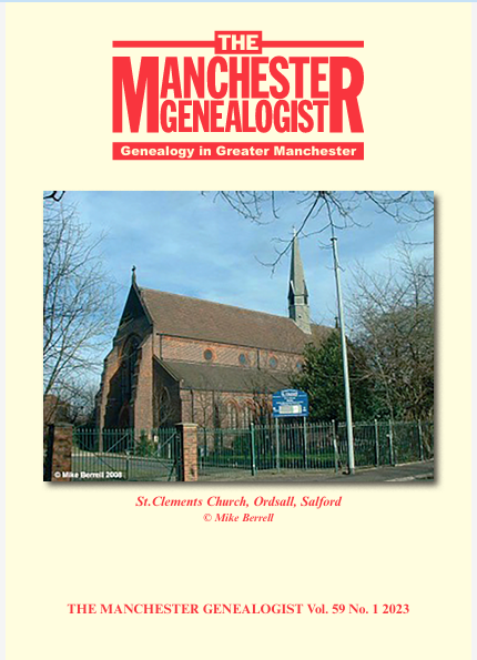 The Manchester Genealogist Vol 59 No 1 2023