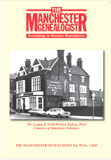 The Manchester Genealogist Vol 60 No 3 2023