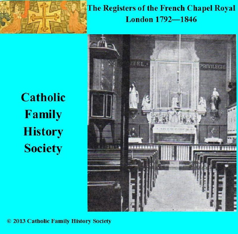 Registers of The French Chapel Royal (Download)